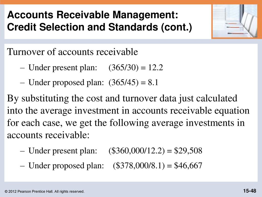 Accounts receivables management